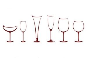 Shapes of wine glasses
